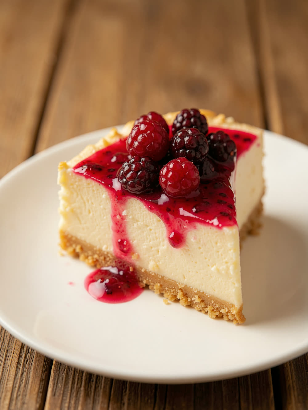 Cheesecake Fit de Frutas Vermelhas