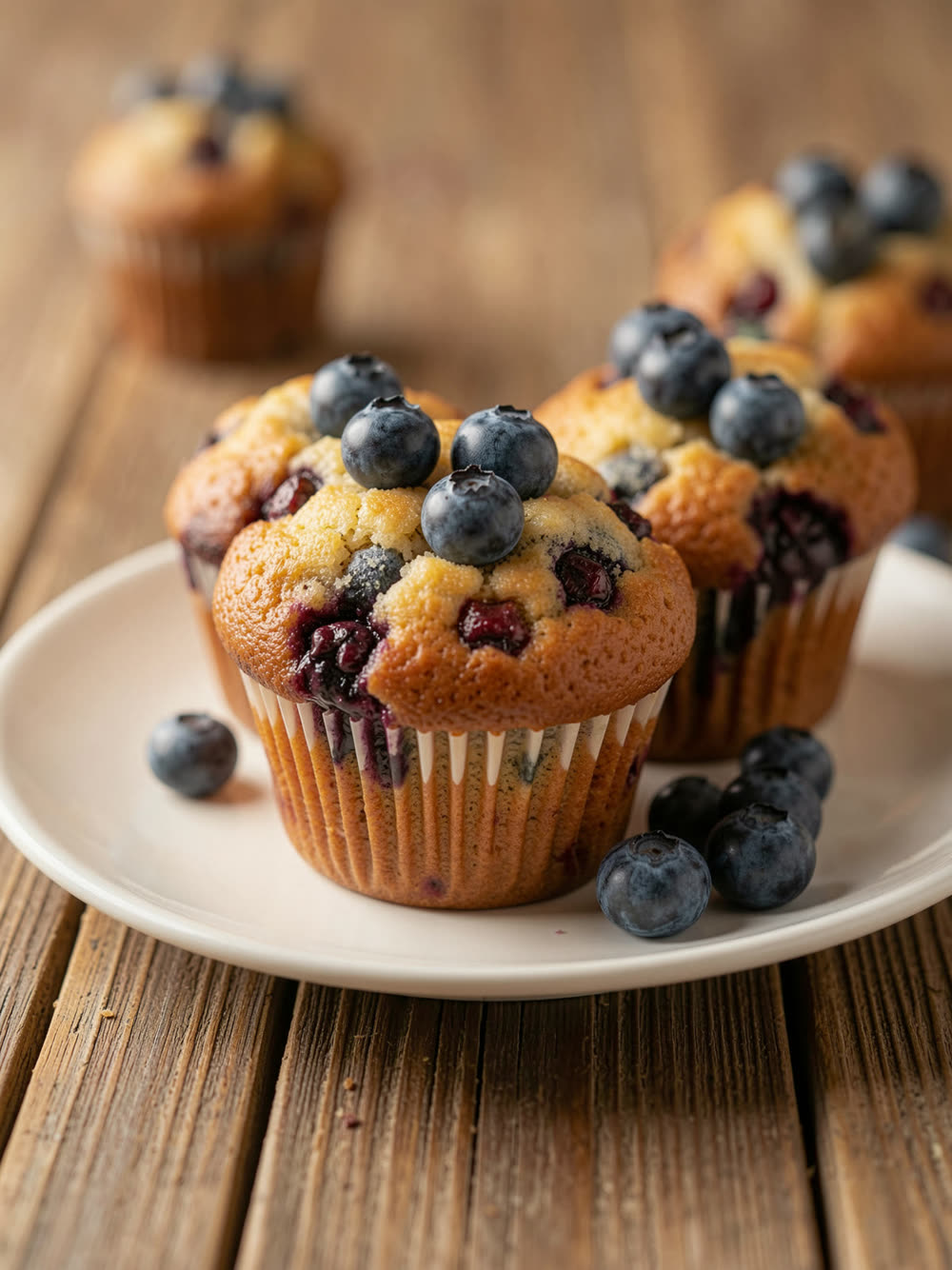 Muffin de Mirtilo Fit